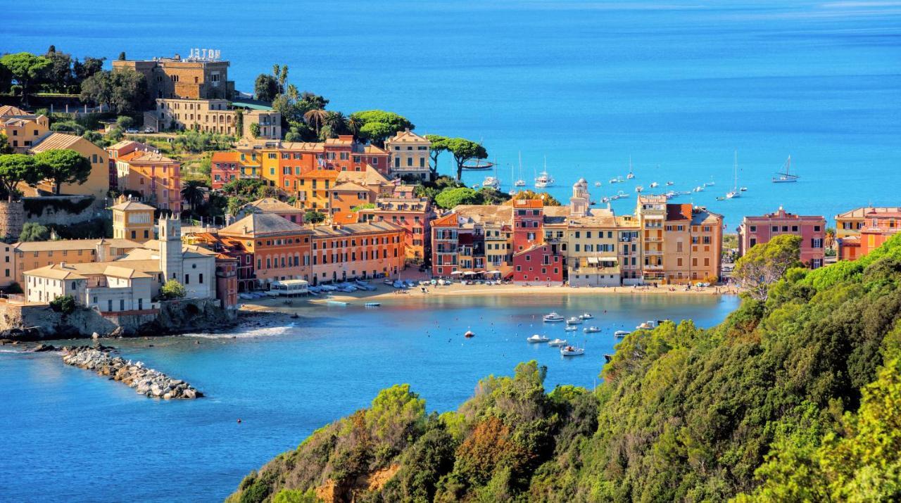 069 - Casa Tramonto, In Centro, 450Metri Da Mare Spiaggia Sestri Levante Zewnętrze zdjęcie